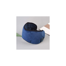 Bluetooth-Schlafmaske mit Kopfhörern – Kabellose Kopfhörer – Blaue Schlafmaske mit HD-Lautsprecher u