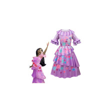 (8-9 jaar) Meisjes Encanto Isabella Cosplay Kostuum Prinsessenjurken Carnaval Halloween Verjaardagsfeestje