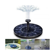 Aurinkokäyttöinen kelluva kylpysuihkupumppu musta