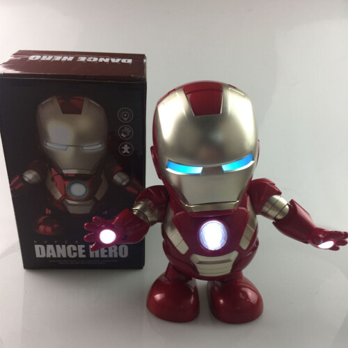 (Iron Man) Dansheld Bumblebee Batman Spiderman Elektrisch Robot Speelgoed