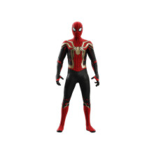 (Spider-Man Gold, Lapsi: 130-140cm) Spider-Man Halloween Cosplay Puku Juhla Cosplay Haalari Naamiaisasu