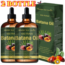 2x 100% rohes Bio-Batanaöl für Haarwachstum, für alle Haartypen, 100 ml