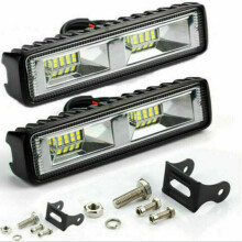 2x 48W LED-werklampbalk, breedstraler, spot, rijlamp, offroad, auto, SUV, 12V, VK