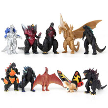 10 kpl Godzilla-hirviön dinosaurushahmolelu Mosra King Kidola Monster