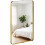 Homcom (Yellow) HOMCOM Rectangular Wall Mirror, 90 x 60 cm Wall Mounted Bathroom Mirror 2