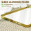 Homcom (Yellow) HOMCOM Rectangular Wall Mirror, 90 x 60 cm Wall Mounted Bathroom Mirror 4