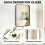 Homcom (Black) HOMCOM Rectangular Wall Mirror, 90 x 60 cm Wall Mounted Bathroom Mirror 5