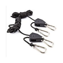 2PCS Rope Ratchet Yoyo Grow Light Filter Hanger Reflector Indoor Growing