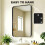 Homcom (Black) HOMCOM Rectangular Wall Mirror, 90 x 60 cm Wall Mounted Bathroom Mirror 7