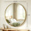 Homcom (Yellow) HOMCOM Wall Mirror 61 cm, Wall Mounted Bathroom Mirror 3