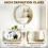 Homcom (Yellow) HOMCOM Wall Mirror 61 cm, Wall Mounted Bathroom Mirror 5