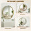 Homcom (Yellow) HOMCOM Wall Mirror 61 cm, Wall Mounted Bathroom Mirror 6
