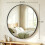 Homcom (Black) HOMCOM Wall Mirror 61 cm, Wall Mounted Bathroom Mirror 3