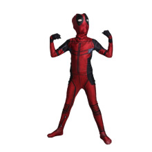 (Haalari+päähine, aikuisille XL) Halloween Cosplay Deadpool Lycra Kokovartalo Spandex Deadpool Asu Iso-Britannia