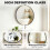 Homcom (Black) HOMCOM Wall Mirror 61 cm, Wall Mounted Bathroom Mirror 5