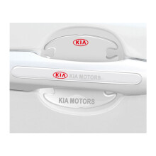 (KIA) 8x Krasbestendige beschermhoesjes/stickers voor de deurgreep van de auto