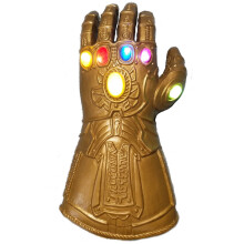 (Lasten) Kumiset Thanos-käsineet, Gauntlet Infinity LED-valo