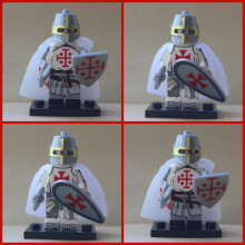 (Templer-Figuren, 4 Figuren) Römische Soldaten, Burgritter-Minifiguren, passend für Lego