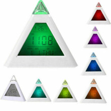 LCD-Wecker mit 7-Farben-LED-Nachtlicht – sensorisches Geschenk für Kinder