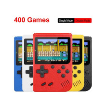 Retro kannettava minikäsikonsoli 8-bittinen, 3,0 tuuman värillinen LCD, 400 sisäänrakennettua peliä,