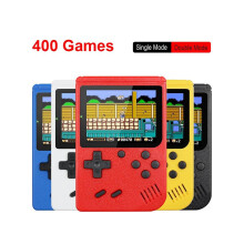 Retro Mini -käsikonsoli 8-bittinen 3,0 tuuman värillinen LCD-näyttö musta