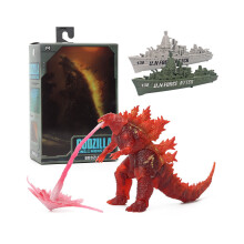 (Rood+Oorlogsschip) Godzilla x Kong Burning Godzilla actiefiguren met beweegbare gewrichten