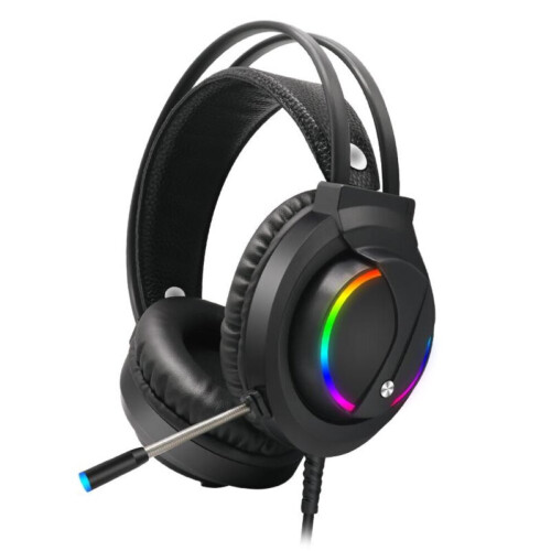(USB) K1 Comfortabele bedrade gamingheadset met microfoon voor PS4 en pc