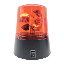 (Orangre) Rotierende blaue und orange LED-Autowarnleuchte, Discokugel, DJ-Licht
