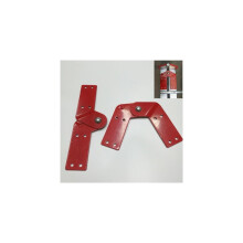 Professionele rechte ladder met ijzeren scharnier, opvouwbaar, aluminium visgraatverbindingsstuk.