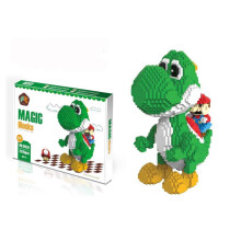 Super Mario Luigi -rakennuspalikat, palapeli, 3D-hahmo, tiililelu, lasten lahja