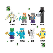 (Stijl B-8PCS) Minecraft My World Series Personages Minifiguren Bouwset