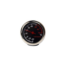 (Thermometer) Mini Quartz Horloge voor Auto-interieur Hygrometer Thermometer Dashboard Ornament