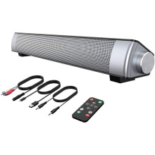 PC-soundbar, bedrade en draadloze Bluetooth-computerluidsprekers met afstandsbediening, draagbare USB-thuisbioscoop