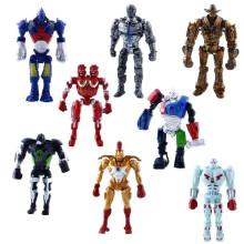 Echte 8x stalen Atom Midas Noisey Boy Zeus 13cm PVC actiefiguren, cadeau voor kinderen, kerstcadeau