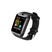 Q18 Bluetooth Smartwatch met camera, ondersteuning voor sim- en TF-kaart - Zwart, 1 stuk - Standaard