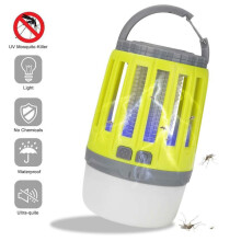 Elektrische insectenverdelger met UV-lamp, muggen-, vliegen- en insectenvanger, valtent