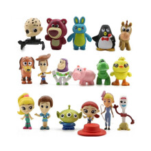 Toy Story 4 set van 17 verzamelbare minifiguren, inclusief Forky, Ducky en Bunny, een leuk cadeauspeelgoed.