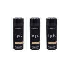 Toppik Hair Building Fibres - Vaaleanruskea, 27,5 g (3 kpl pakkaus) tuuheammille ja paksumman näköisille