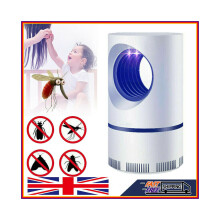 Elektrische muggenlamp met USB-aansluiting, LED-verlichting en UV-licht, insectenval en vliegenvanger.
