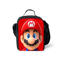 (Rot) Super Mario Isolierte Lunchtasche Picknick-Lunchbox Outdoor