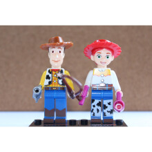 (Toy Story Woody en Jessie) Cartoon Disney Toy Story minifiguren passen op Lego