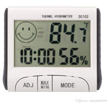 Excalibur - Digitale thermometer en hygrometer voor kamer- en kastemperatuur - Max/Min bereik