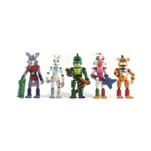 Five Nights at Freddy's Security Breach 5-delige lichtgevende actiefiguren met beweegbare gewrichten