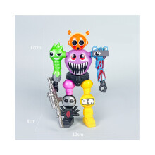 (Robot C) Robot Incredibox Sprunki Actiefiguur Model Cartoon Speelgoed Cadeau Kinderdecoratie