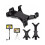 Statiefhouder met 1/4" schroefdraadadapter voor 7"~10,1" pc en iPad 1
