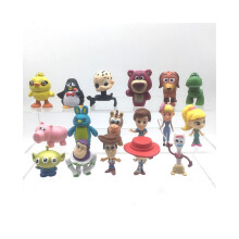 Toy Story 4 set van 17 verzamelbare minifiguren, inclusief Forky, Ducky en Bunny, een leuk cadeauspeelgoed.