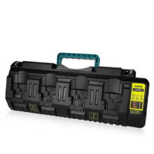 Flexvolt XR snellader met vier poorten voor DeWalt DCB104 18V/54V Li-ion accu's