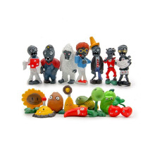 Plants vs. Zombies 16-delige PVC-actiefigurenset - Anime-speelgoed voor kinderen, cadeau
