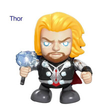 (Thor) Avengers actiefiguur, dansende held, robot speelgoed, dansende muziek met licht en geluid, cadeau