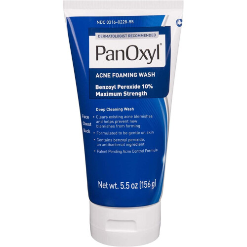 PanOxyl Acne Foaming Wash - 10% - 5.5oz (156g)